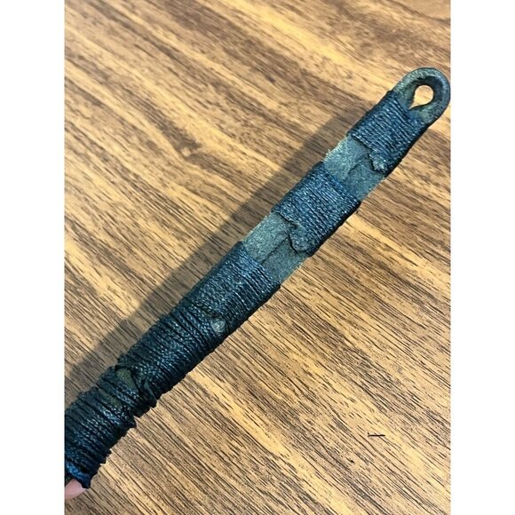 Western Metal Arrow Belt Black Leather Hippie Boho Indie Folk Country Farm 80s - Picture 6 of 11